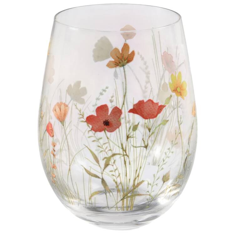 Meadow Serenade Glassware Stemless Wine