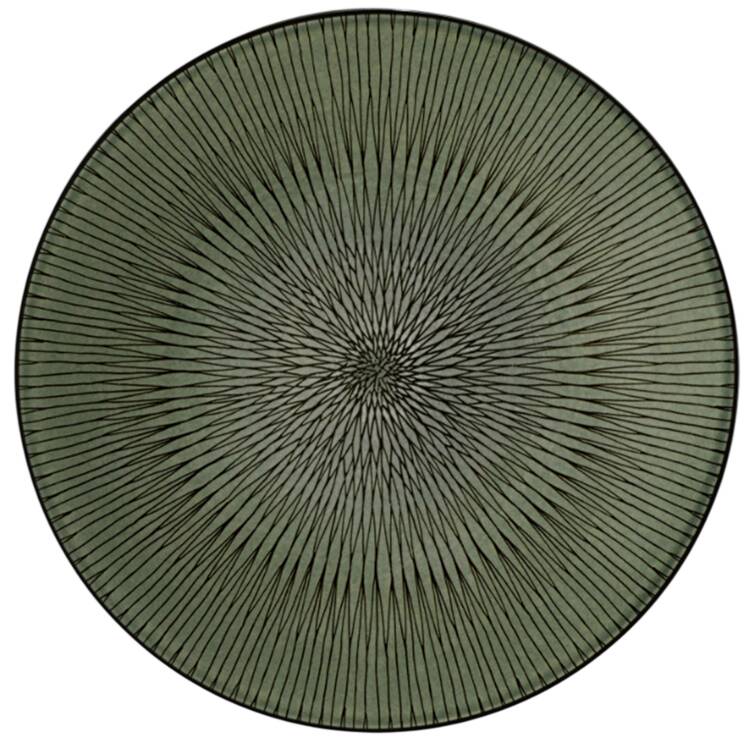 Hypnose-Kaki (Green) Salad/Dessert Plate