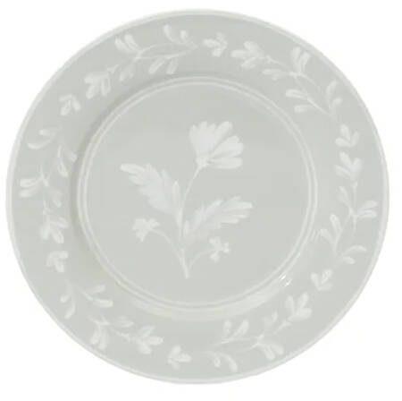 Maiden Crown-White on Various Colors Salad/Dessert Plate