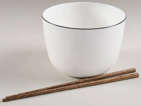 Sloane Black Noodle Bowl & Chopsticks Set