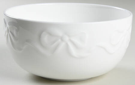 Embossed Bow Soup/Cereal Bowl