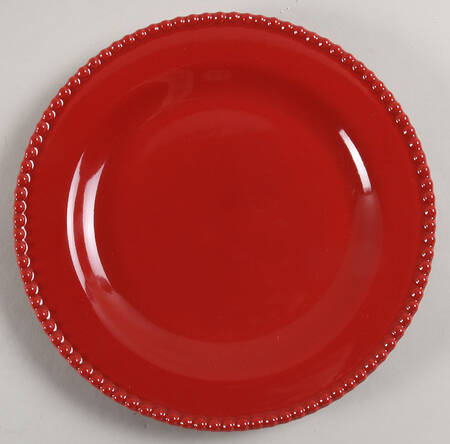 Perola Red Salad Plate
