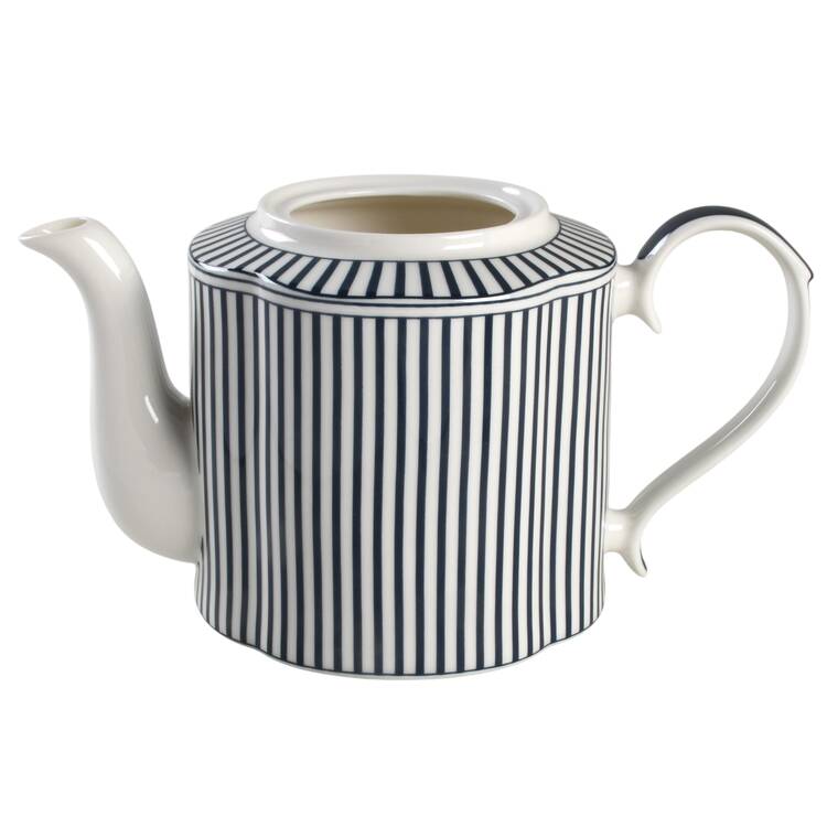 Josephine Navy Blue Teapot No Lid