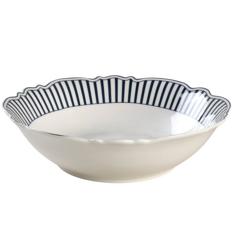 Josephine Navy Blue 9" Round Serving Bowl
