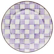 Violet Check Service Plate (Charger)