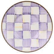 Violet Check Saucer