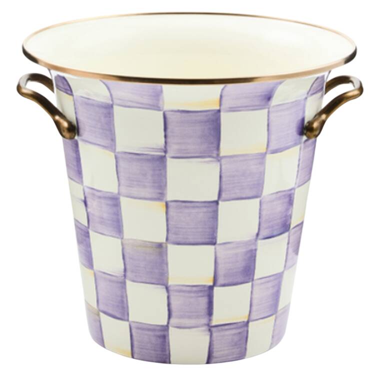 Violet Check Wine Cooler