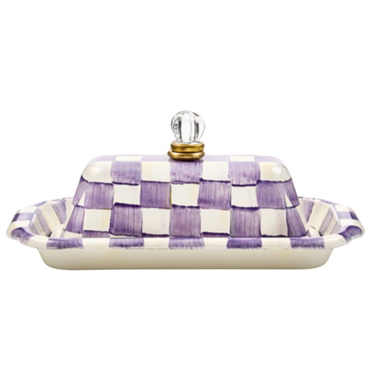 Violet Check 1/4 Lb Covered Butter