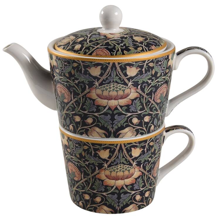 MO51 Individual Teapot & Lid with Cup by Morris & Co