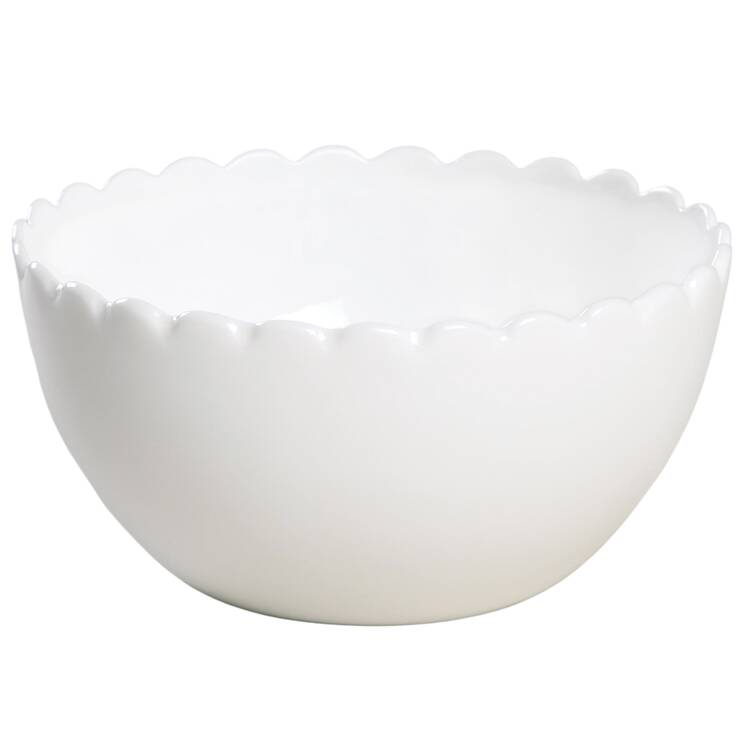 Scalloped Fruit/Dessert (Sauce) Bowl