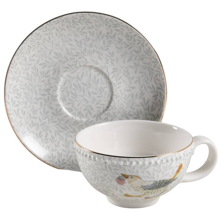 MO52 Flat Cup & Saucer Set