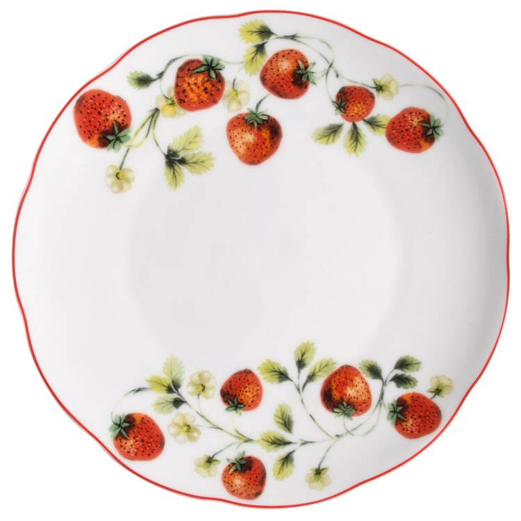 Strawberry Blossom Salad Plate