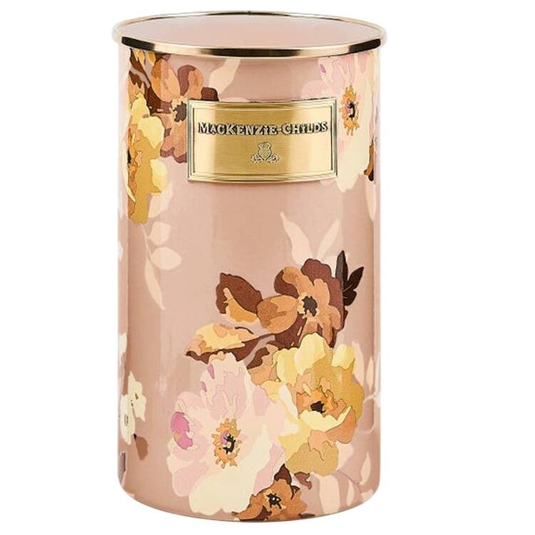 Wild Rose  Mauve (Enamelware) Utensil Holder
