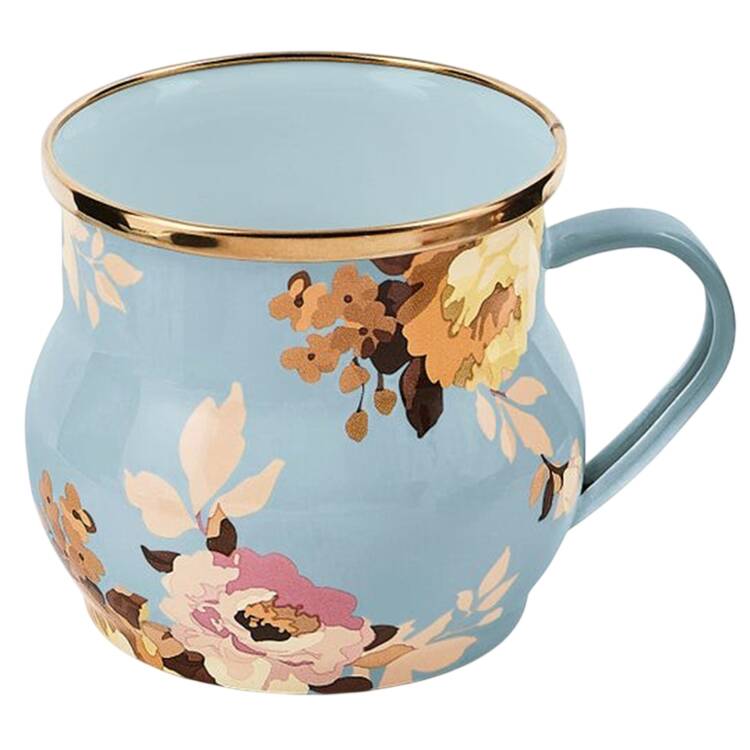 Wild Rose Slate (Enamelware) Mug