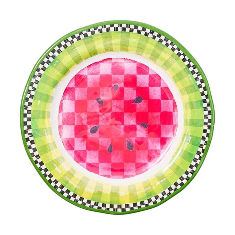 Watermelon (Melamine) Salad/Dessert Plate