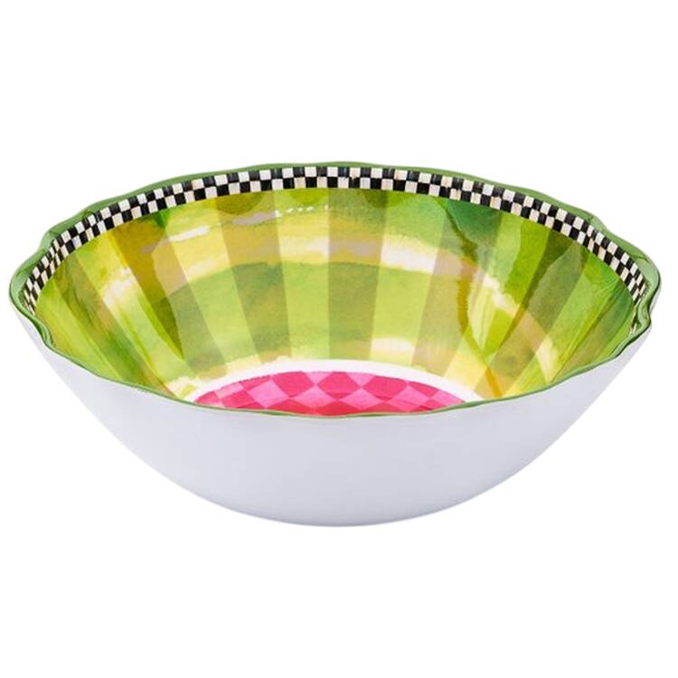 Watermelon (Melamine) 12" Large Salad Serving Bowl