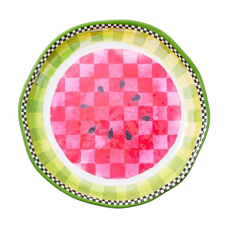 Watermelon (Melamine) 15" Round Platter
