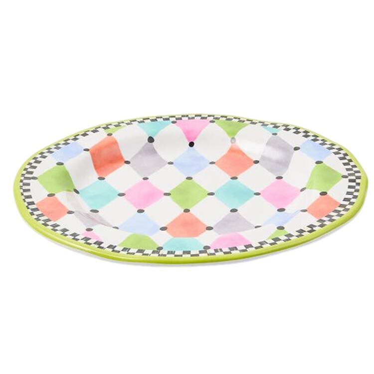 Palm Springs (Melamine) Salad/Dessert Plate