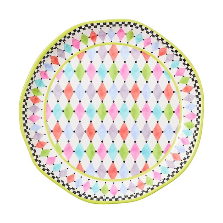 Palm Springs (Melamine) 15" Round Platter