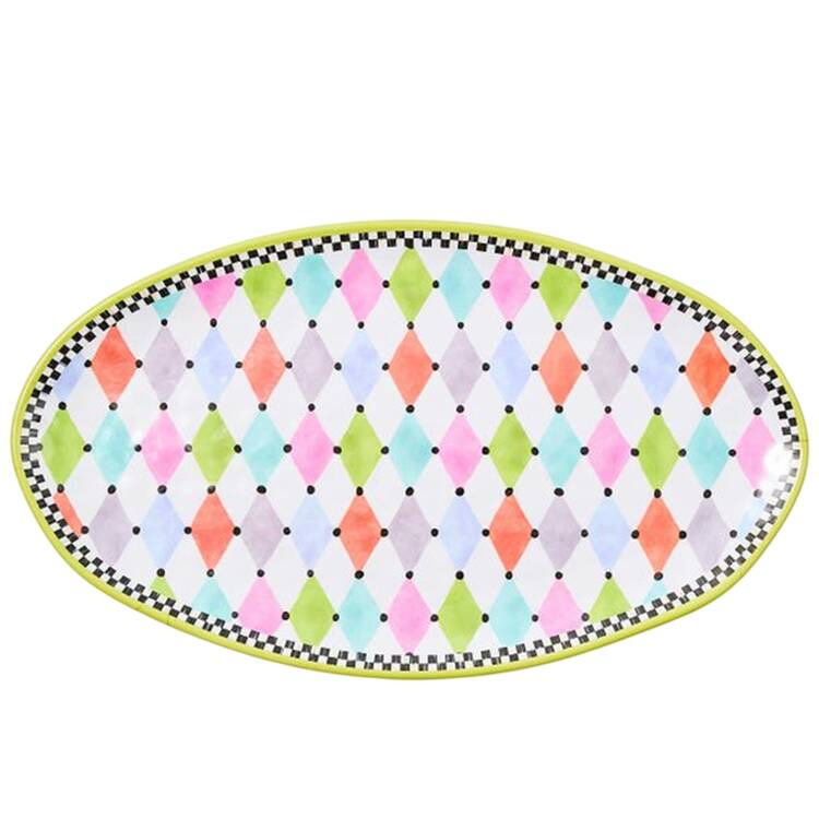 Palm Springs (Melamine) 20" Oval Serving Platter
