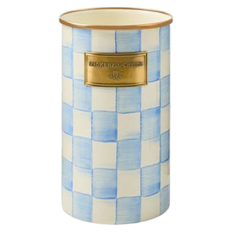 Sky Check (Enamelware) Utensil Holder