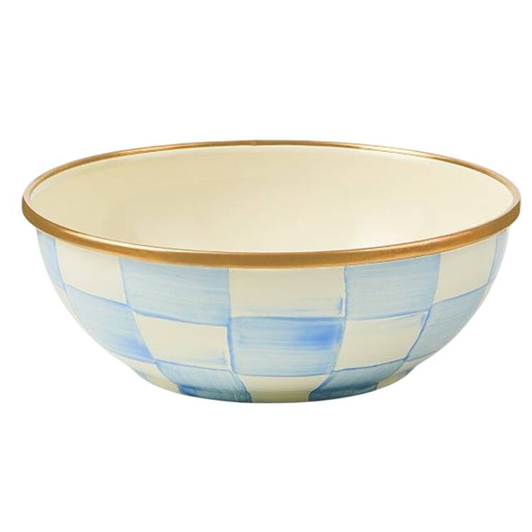 Sky Check (Enamelware) 6" All Purpose Bowl