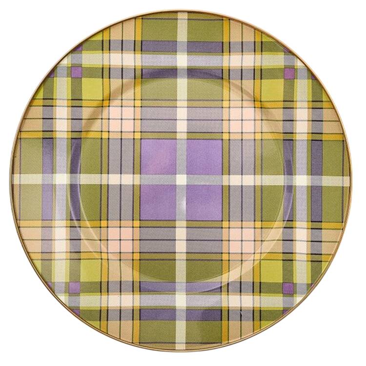 Tartan Violet (Enamelware) by MacKenzie-Childs