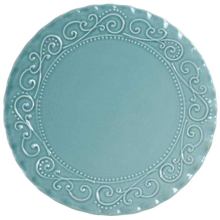 MLJ23 Teal Dinner Plate