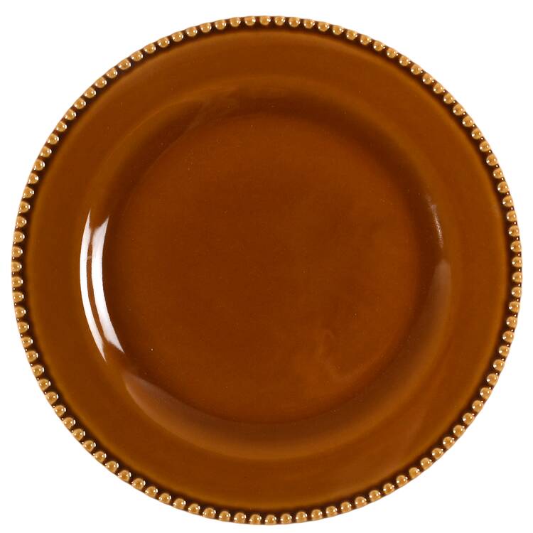 Perola Amber Dinner Plate
