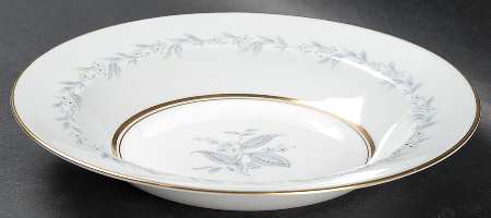 Morning Mist (Smooth) Rim Soup Bowl