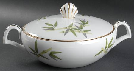 Spring Bamboo Round Covered Vegetable