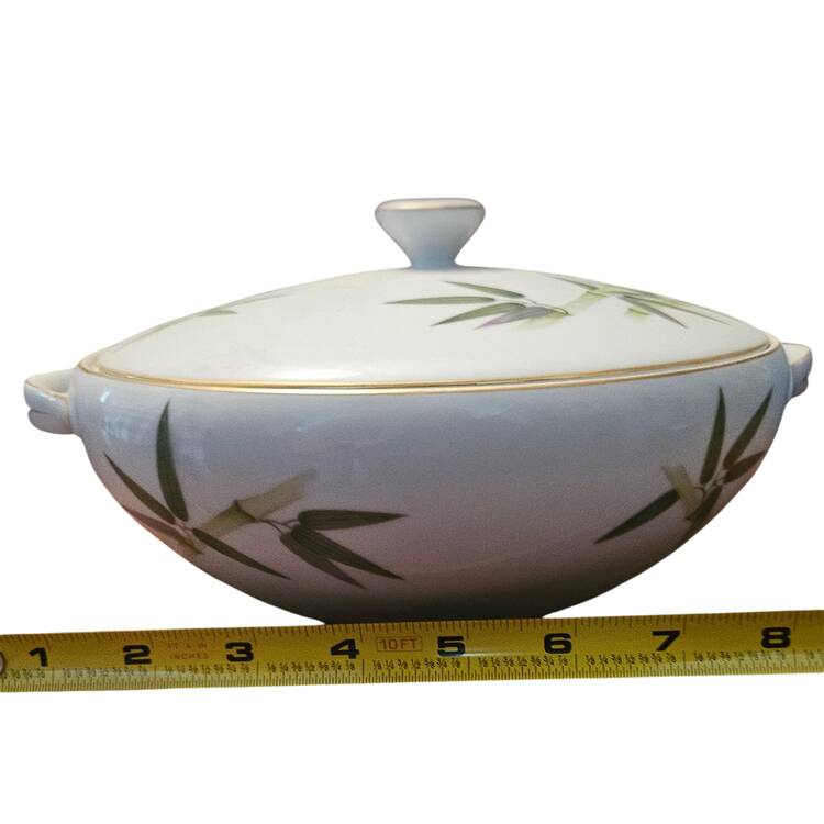 Spring Bamboo Round Covered Vegetable