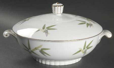Spring Bamboo Round Covered Vegetable
