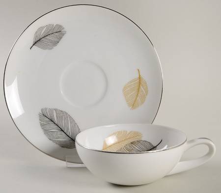 Barclay Flat Cup & Saucer Set