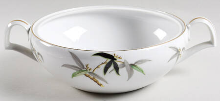 Black Bamboo Round Vegetable No Lid
