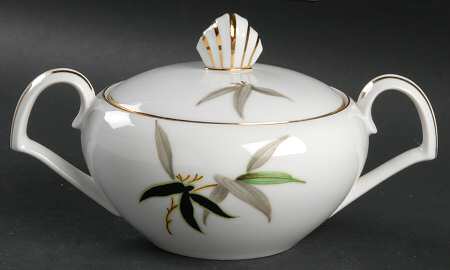 Black Bamboo Sugar Bowl & Lid