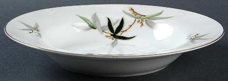 Black Bamboo Rim Soup Bowl