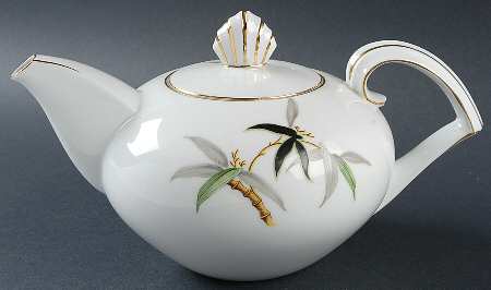Black Bamboo Teapot & Lid