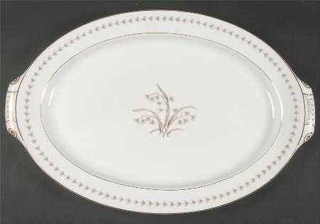 Charisse 17" Oval Serving Platter