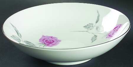 Classic Rose 9" Round Vegetable Bowl