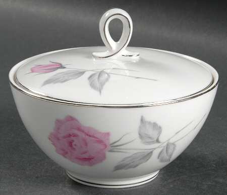 Classic Rose Sugar Bowl & Lid
