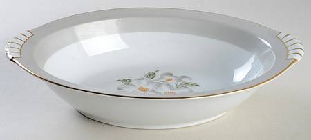 Dogwood 10" Oval Vegetable Bowl