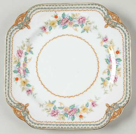 Fiesta Square Salad Plate