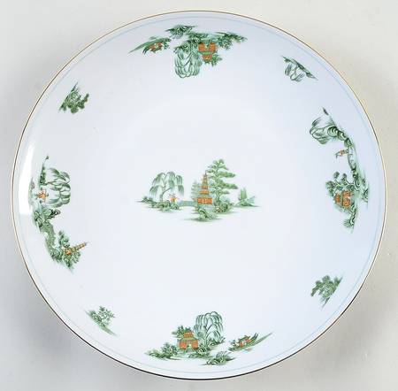 Green Willow 12" Chop Plate (Round Platter)