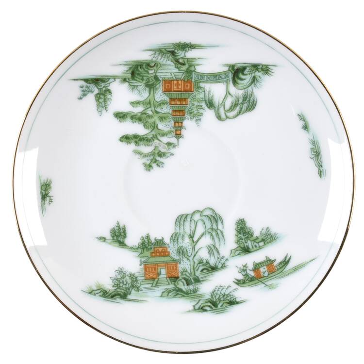 Green Willow Saucer