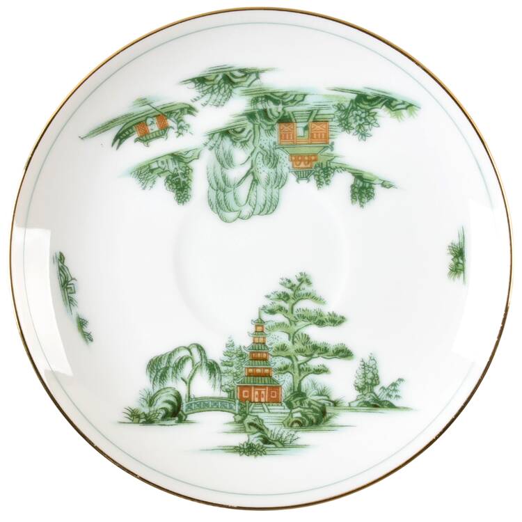 Green Willow Saucer