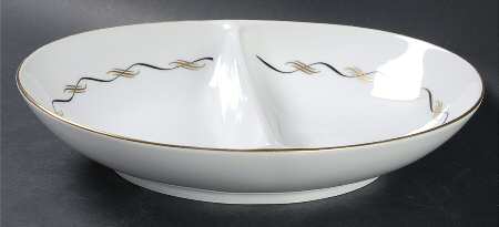 Heritage 10" Oval Divided Vegetable Bowl