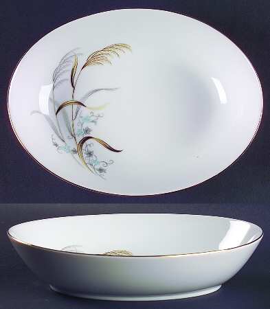Laura 9" Oval Vegetable Bowl