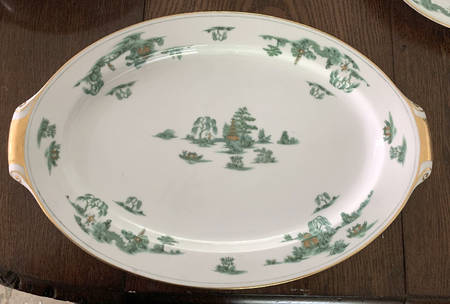 Manchu 17" Oval Serving Platter