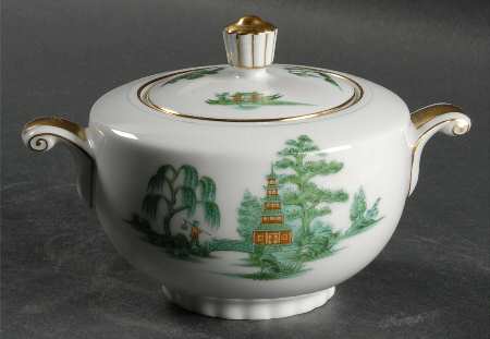 Manchu Sugar Bowl & Lid